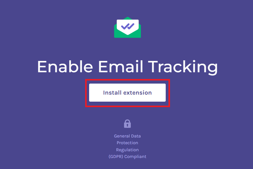 mailtrack 앱 활성화 사진