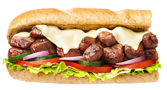 스테이크 & 치즈 샌드위치 사진